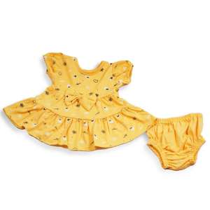 Jursey cotton frock with short