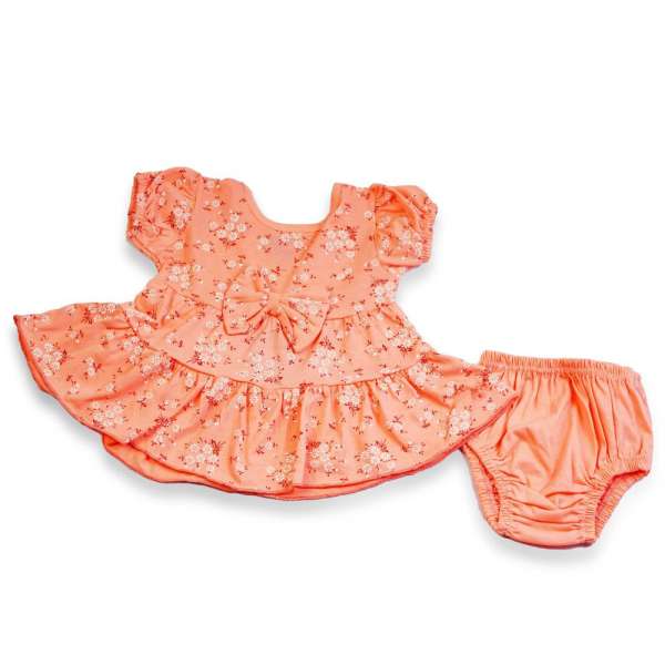 Jursey cotton frock with short